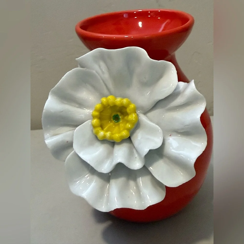 Anthropologie vibrant red